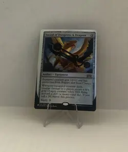 1x Sword of Dungeons & Dragons - Foil - 084/096 MTG NM Magic Foil - Image 1