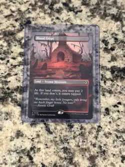 Blood Crypt (Borderless) MTG Lorwyn Eclipsed Regular 349 - Image 1