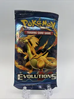 Pokemon Sealed XY Evolutions Pack Mega Charizard Y Artwork￼ - Image 1