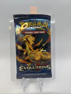 Pokemon Sealed XY Evolutions Pack Mega Charizard Y Artwork￼ - Image 3