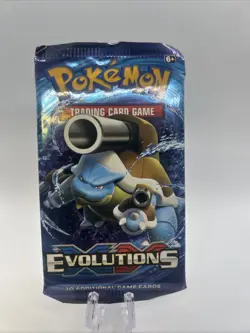 Pokemon TCG XY Evolutions Booster Pack 10 Cards New Factory Sealed Blastoise - Image 1