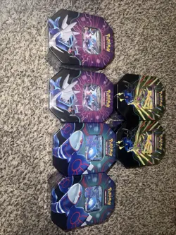6 Pokemon TCG Azure Legends Tins Factory New - Image 1