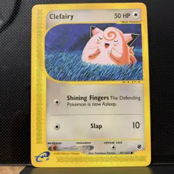 Pokemon TCG Clefairy Expedition Card 101/165 Tomokazu Komiya - Image 1
