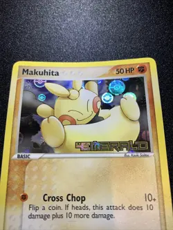 Makuhita 54/106 EX Emerald Pokemon Card Reverse Holo Foil Rare - Image 4