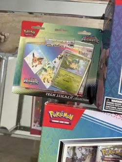 Pokemon TCG Prismatic Evolutions Lot Figure Collection Tech Stickers Premium Co! - Image 3