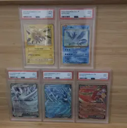 Pokemon Classic Collection Holo Lugia Suicune Ho-oh Zapdos Articuno PSA 9 LOT - Image 1