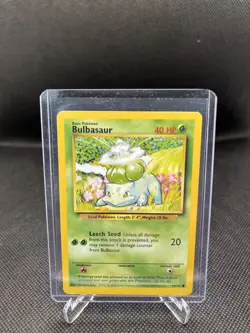 Pokemon Bulbasaur Base Set 44/102 - Image 1