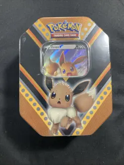 Pokemon SHSW V Powers Eevee Tin Factory Sealed - Image 1