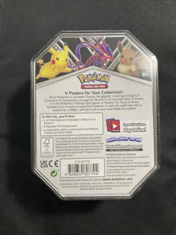Pokemon SHSW V Powers Eevee Tin Factory Sealed - Image 2