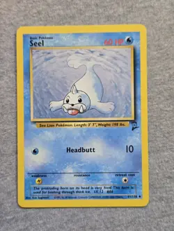 Pokemon TCG Seel Base Set 2 61/130 Regular Unlimited Uncommon - Image 1