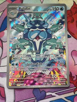 Palafin Holo IR Illustration Rare Pokemon TCG 2023 Obsidian Flames 200/197 - Image 3