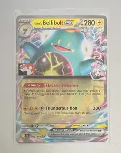 Pokemon TCG Iono’s Bellibolt ex 53/159 Prize Pack Series 7 Journey Together - NM - Image 1