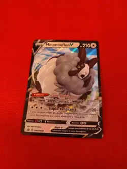 MOUMOUFLON V SWSH049 PROMO PV210 EB3.5 REVERSE HOLO RARE CARTE POKEMON VF FR TBE - Image 1