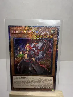 Yu-Gi-Oh! Fiendsmith Engraver RA04-EN049 Quarter Century 1st Edition Holo Effect - Image 1