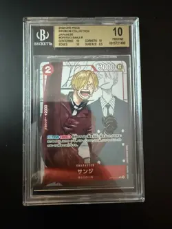 ONE PIECE - JP - BGS 10 Pristine - Sanji - Premium Collection OP01-013 - Image 1
