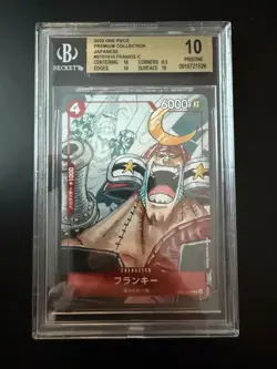 ONE PIECE - JP - BGS 10 Pristine - Frankie - Premium Collection ST01-010 - Image 1