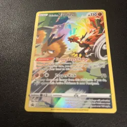 Pokemon Galarian Zapdos SWSH283 Holo Rare Promo Card Crown Zenith - Image 1