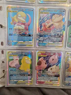 Pokemon TAG TEAM GX Card Bundle (9) - Raichu Psyduck Jigglypuff - PRXY Fan Displ - Image 4