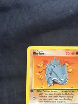 Pokemon Cards: Jungle 1st Edition Common: Rhyhorn 61/64 - Image 2