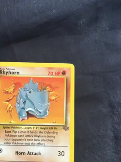 Pokemon Cards: Jungle 1st Edition Common: Rhyhorn 61/64 - Image 3