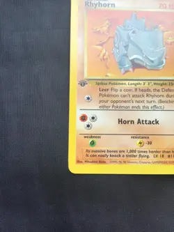 Pokemon Cards: Jungle 1st Edition Common: Rhyhorn 61/64 - Image 5