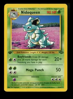 1st Edition Nidoqueen 23/64 Jungle 1999 WOTC Pokemon Card TCG - Image 1