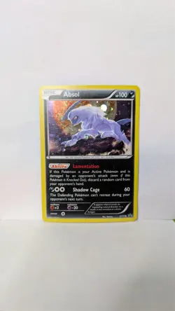 Absol Cosmos Holo W SWIRLLL🌀 XY178 2016 Black Star Promo MP Pokemon Card - Image 3