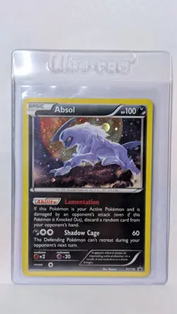 Absol Cosmos Holo W SWIRLLL🌀 XY178 2016 Black Star Promo MP Pokemon Card - Image 5