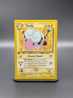 Flaaffy 28/64 (1st Edition) Neo Revelation Vintage Pokemon Cards WoTc (MP) - Image 1