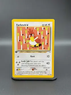 1st Edition Farfetch'd 43/64 Neo Revelation Vintage Pokemon Cards WoTc (MP) - Image 1