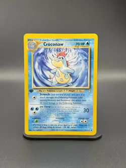 1st Edition Croconaw 31/111 Neo Genesis Vintage Pokemon Cards WoTc (LP) - Image 1