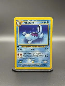 1st Edition Quagsire 45/111 Neo Genesis Vintage Pokemon Cards WoTc (LP) - Image 1