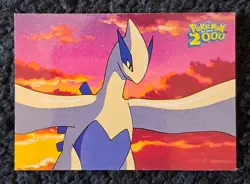 Pokemon Card Lugia Checklist Topps Trading Cards The movie 2000 EXC - Image 1