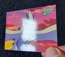 Pokemon Card Lugia Checklist Topps Trading Cards The movie 2000 EXC - Image 3