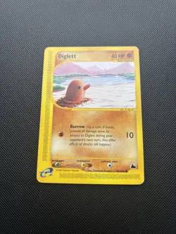Pokemon Card Skyridge Diglett 50/144 E Series Pokemon TCG - Image 2