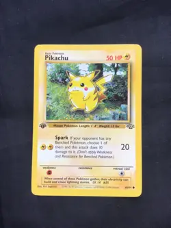 Pokemon Cards: Jungle 1st Edition Common: Pikachu 60/64 - Image 1