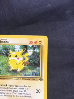 Pokemon Cards: Jungle 1st Edition Common: Pikachu 60/64 - Image 3