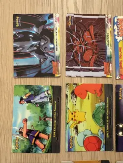 Topps Pokemon Card Bundle TV Animation 12 Mixed Conditions - Image 2
