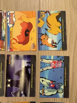 Topps Pokemon Card Bundle TV Animation 12 Mixed Conditions - Image 3