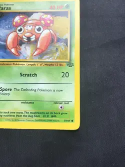 Pokemon Cards: Jungle 1st Edition Common: Paras 59/64 - Image 4