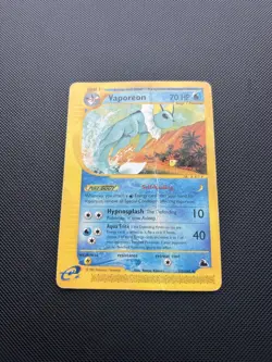 Pokemon Card Skyridge Vaporeon 33/144 E Series Pokemon TCG - Image 2