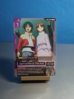 Gundam Card Game Garrod Ran & Tiffa Adill Dual Impact GD02-094 R - Image 1