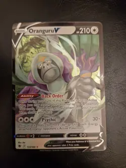 Pokemon TCG Astral Radiance Oranguru v Ultra Rare Holo Card 133/189 - Image 1