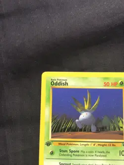 Pokemon Cards: Jungle 1st Edition Common: Oddish 58/64 - Image 2