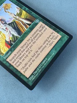 Worldly Tutor Mirage MTG-Never Played Near Mint-Vintage Magic the Gathering - Image 4
