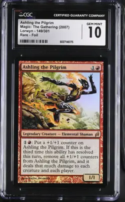 ASHLING THE PILGRIM Lorwyn Foil Rare CGC 10 MTG EDH [Nostalgium] - Image 1