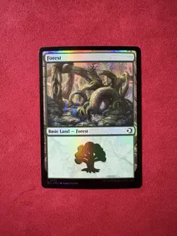 Foil - Basic Forest Land - Lorwyn Eclipsed ECL Magic The Gathering MTG #273 - Image 1