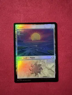 Foil - Basic Plains Land - Lorwyn Eclipsed ECL Magic The Gathering MTG #269 - Image 1