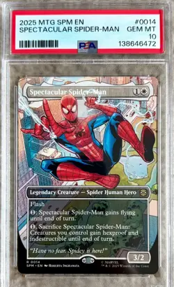 2025 MTG Spectacular Spider-Man PSA 10 GEM MINT - FRESH GRADE 🔥 - Image 1