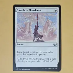Magic MTG-Swords to Plowshares Duskmourn Commander DSC U #106x4 - Image 1